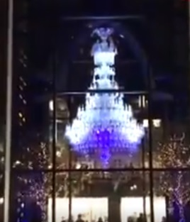 Baccaratのシャンデリアブルー