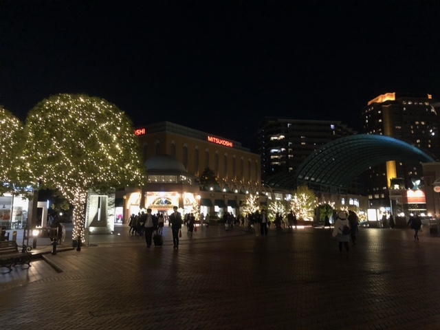 クリスマスツリーがないガーデンプレイス