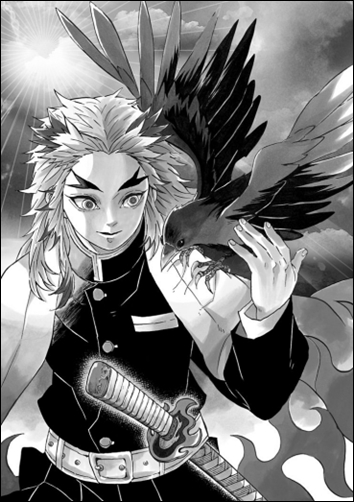 煉獄杏寿郎の鎹鴉