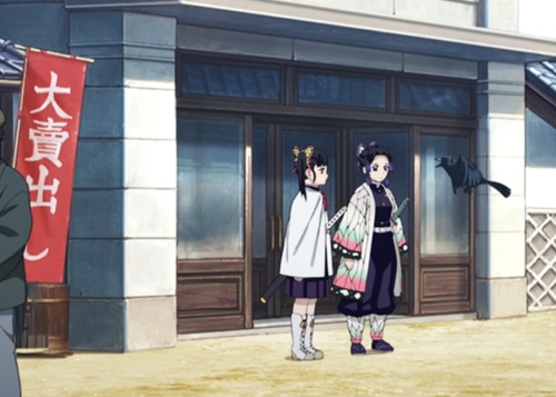 胡蝶しのぶと鎹鴉