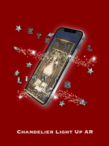 恵比寿ガーデンプレイスのCHANDELIER LIGHT UP AR