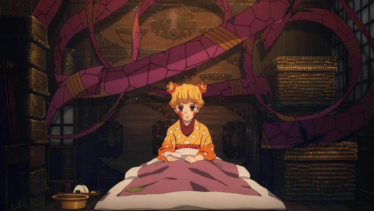 善逸を取り込む蚯蚓帯2